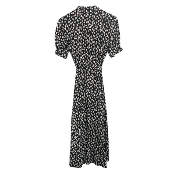 Diane Von Furstenberg Shirt Dress Floral Size 6 - Picture 3 of 9